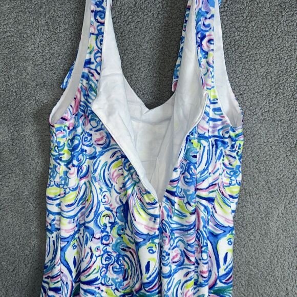 Busy Bees Smock Size M Fully Lined Beach Coverup Or Casual Dress - Picture 4 of 8